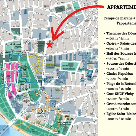 アパート Veni Vedi Climatise, 50m2 Coeur De ヴィシー