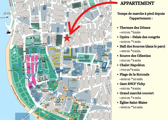 Appartement Veni Vedi Climatisé, 50m2 Coeur De Vichy